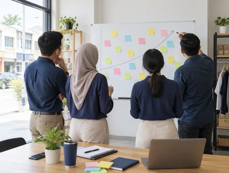 Sales are flat and there is no plan for growth